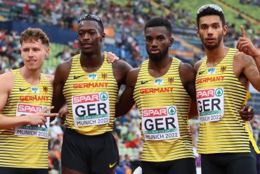 European Championships: Men's sprint relay with German record in European Championships final