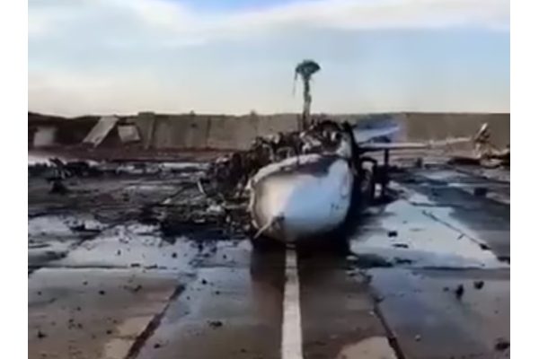 Russia's largest naval headquarters... downed by Ukrainian drone |  Russia's drone attack caused a huge explosion in Crimea