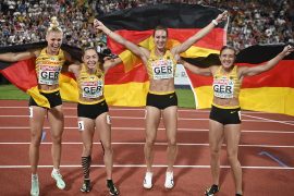 European Championships: Weber wins gold in women's sprint relay and javelin throw