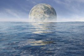 How was the ocean 100 light years away from Earth discovered?