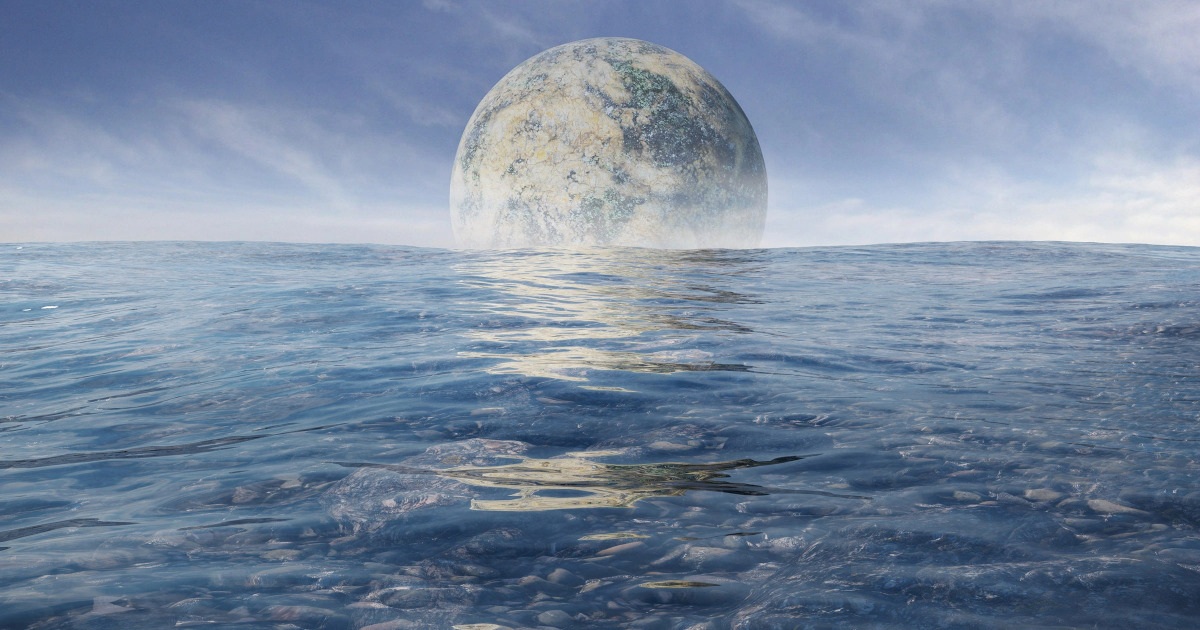How was the ocean 100 light years away from Earth discovered?

