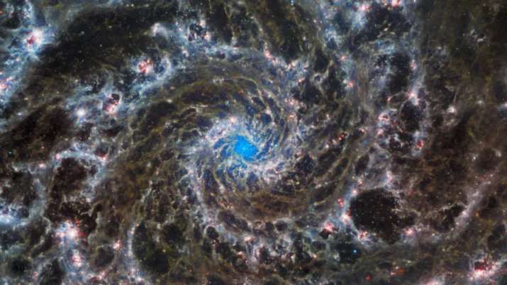 NASA's James Webb Telescope captures the 'heart' of the Phantom Galaxy