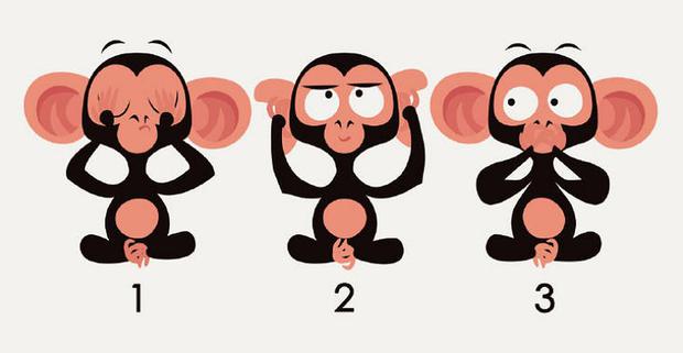 Choose one of the monkeys from the visual test and find out what your friends think of you (Photo: Facebook).