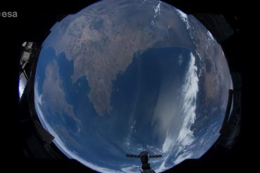 Astronaut unveils rare fisheye video of Earth shot from ISS