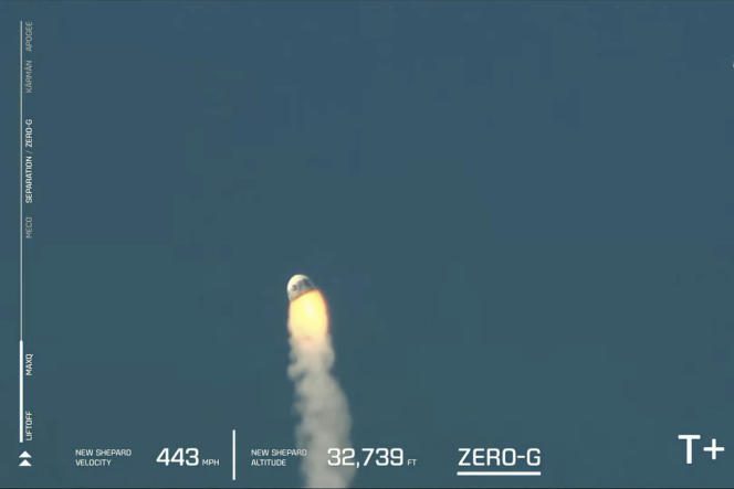 Blue Origin has provided an image showing the rocket's failure to lift off on Monday, September 12, 2022.