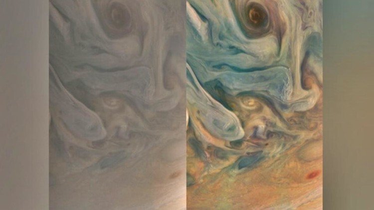 NASA's Juno spacecraft captures beautiful images of Jupiter's color change from space - Space: Jupiter's color changes, beautiful images from space captured on camera by NASA's Juno spacecraft
