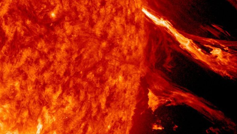 Solar storm: Sun ejects plasma over 1.5 million km, largest coronal mass ejection ever seen?  A heartwarming video