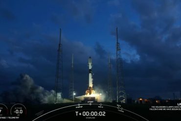 SpaceX also launched 52 Starlink satellites into the ocean