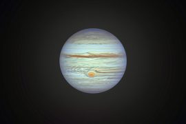 The photographer says the stunning image of Jupiter is a composite of 600,000 images