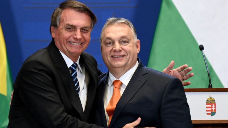 Jair Bolsonaro e Viktor Orbán