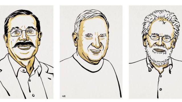 Caricature of Nobel laureates