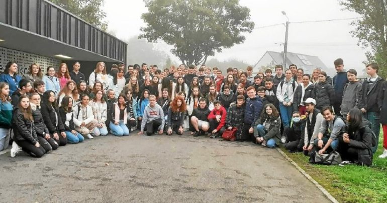 An exchange between Lesnevian Secondary School students in Saint-Exupéry and their Irish counterparts from Saint-Brigid – Lesnevan