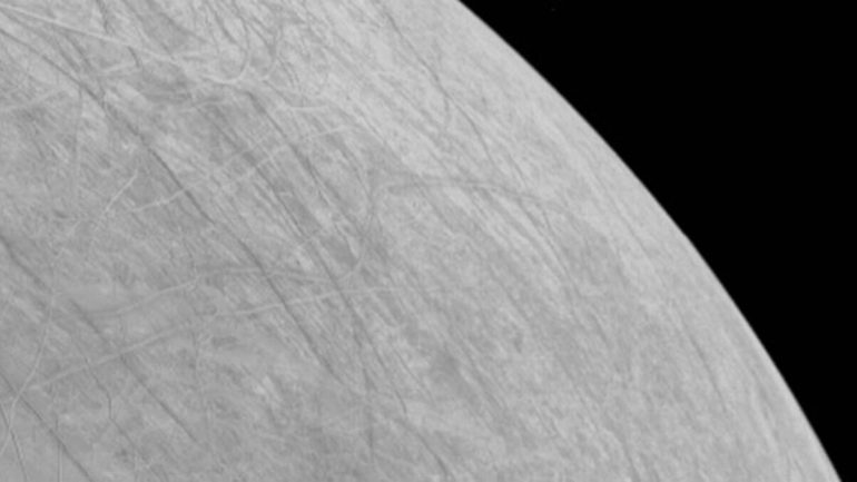 Juno took great shots of Jupiter's moon Europa