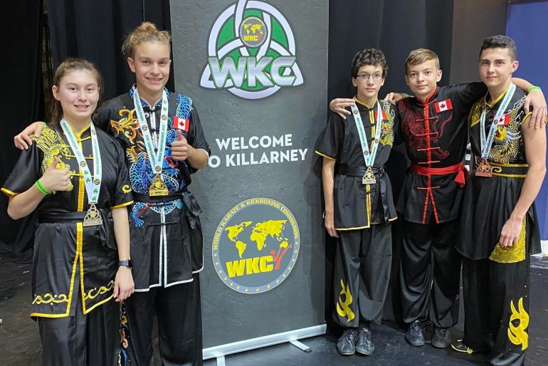 MARTIAL ARTS - Five young Drummondvilleois shine in Ireland at the WKC World Championships.  – Twenty55