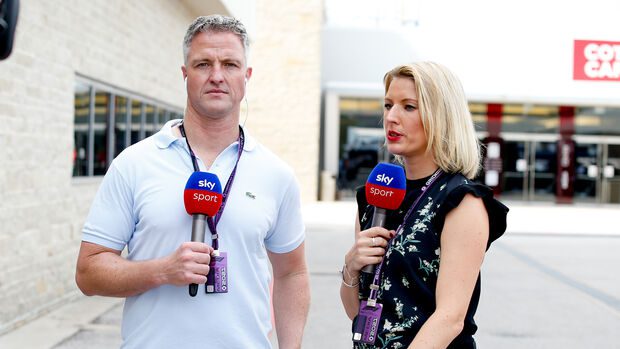 Ralf Schumacher and Sandra Baumgartner - Sky Germany - F1 2021