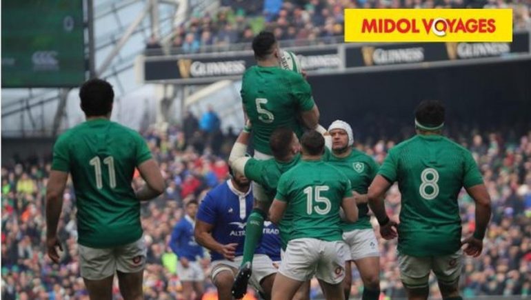 Travel to Dublin to support France's XV and enjoy the "Midol Experience".