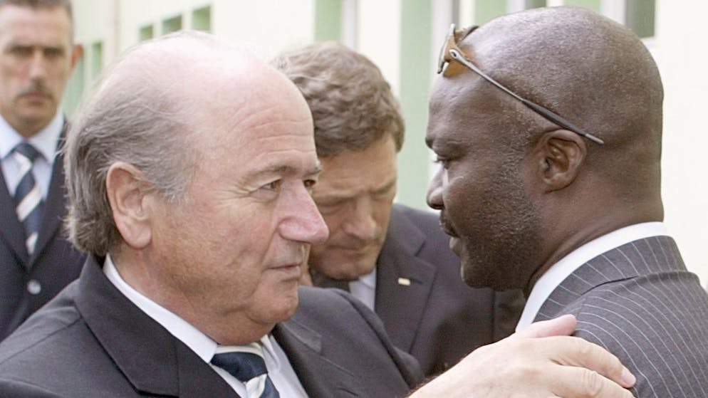Once Untameable Lions, Now Snarling Domestic Cats - Gallery  Cameroon's legend Roger Milla also did not go unnoticed by Sepp Blatter.