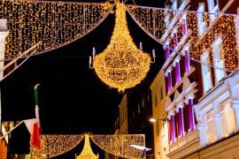 Dublin's Grafton Street is aglow with Christmas decorations