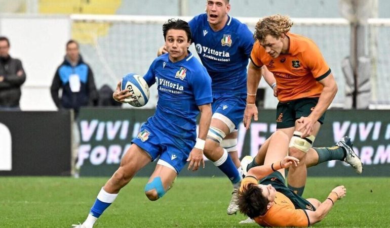 Rugby.  Italian Ange Kapuso won the Revelation of the Year title.  sports