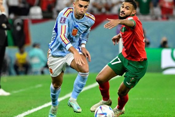 Live!  Morocco held up well against Spain